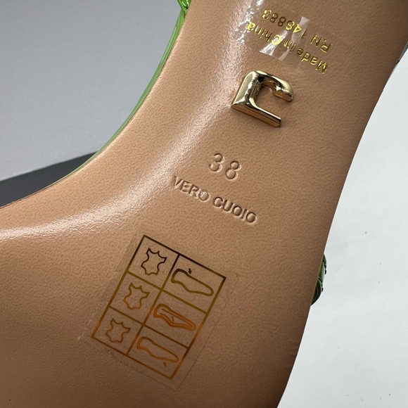 NWT Anthropologie Lola Cruz Asymmetrical‎ Buckle Heels - 38 - Picture 6 of 8